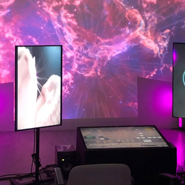 Ein Prototyp des Displays für das Cockpit