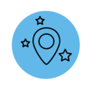 Illustration eines Standortes.