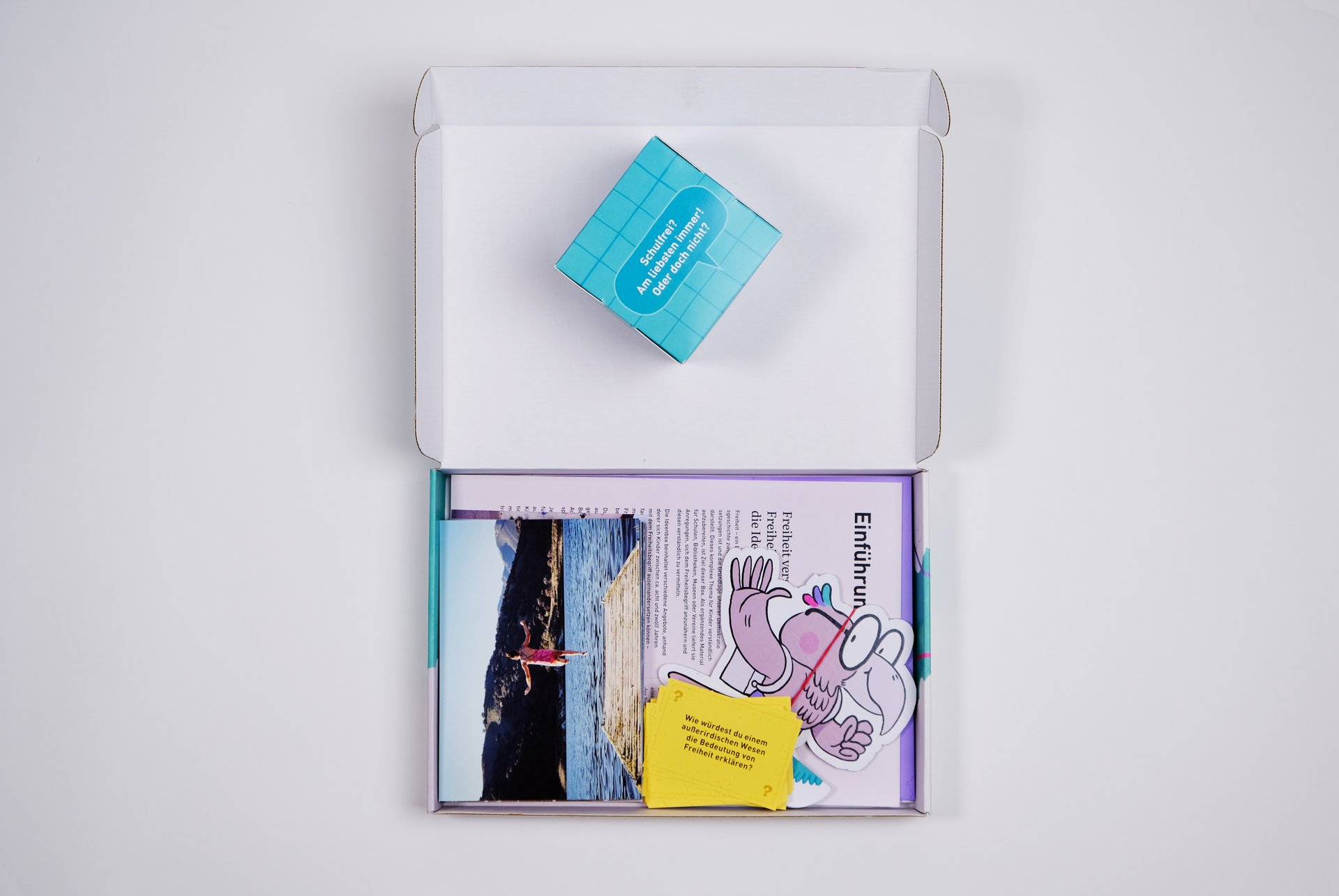 Die geöffnete Ideenbox im Wissenschaftsjahr 2024 — Freiheit.