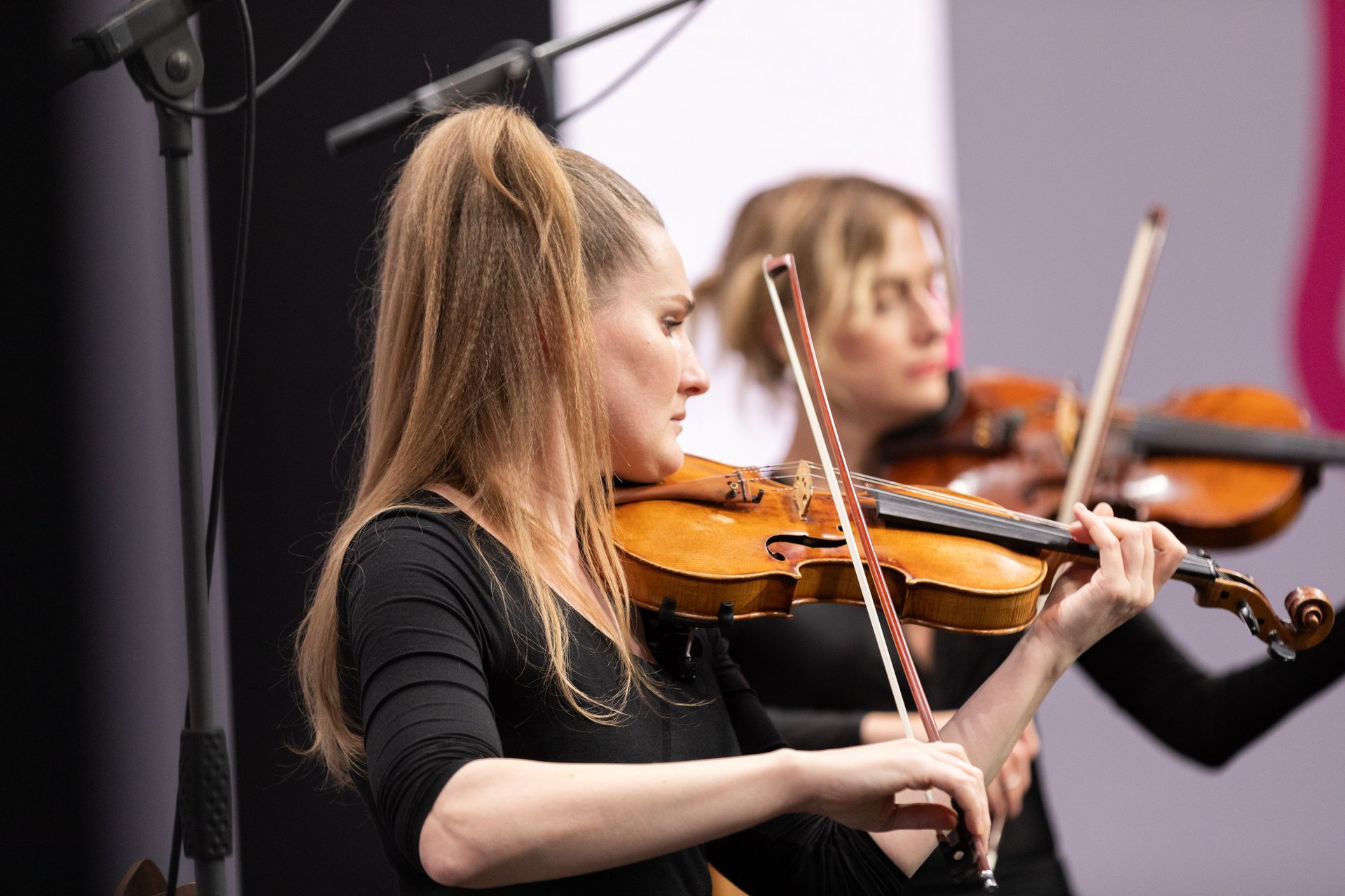 Musikerinnen des Streichquartetts Mriya. 