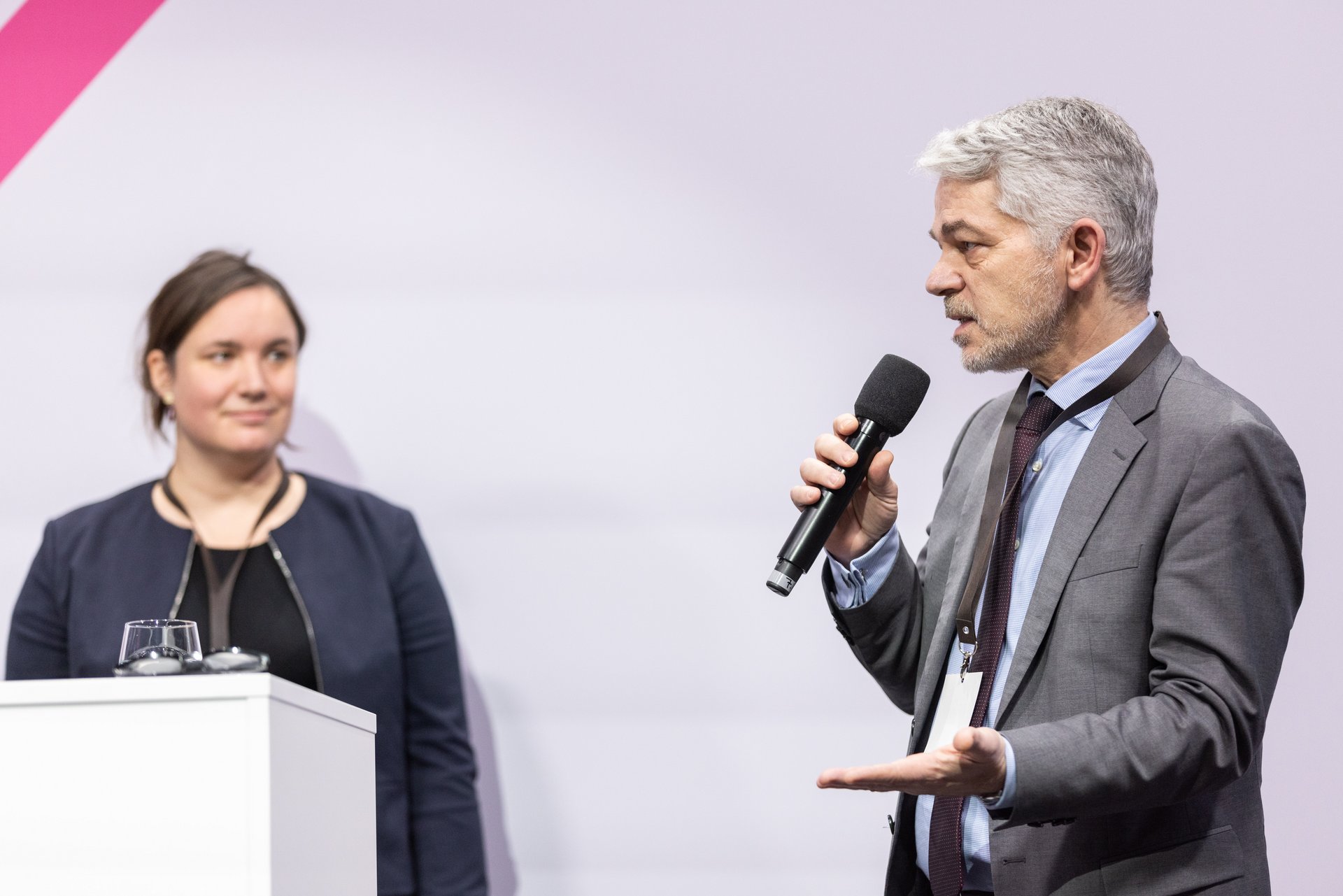 Prof. Dr. Carlo Masala und Prof. Dr. Judith Möller mit Beiträgen zur (Wissenschafts-)Freiheit 2024.