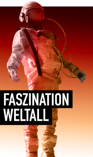 Webgrafik "Faszination Weltall".