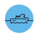 Illustration eines Schiffs.