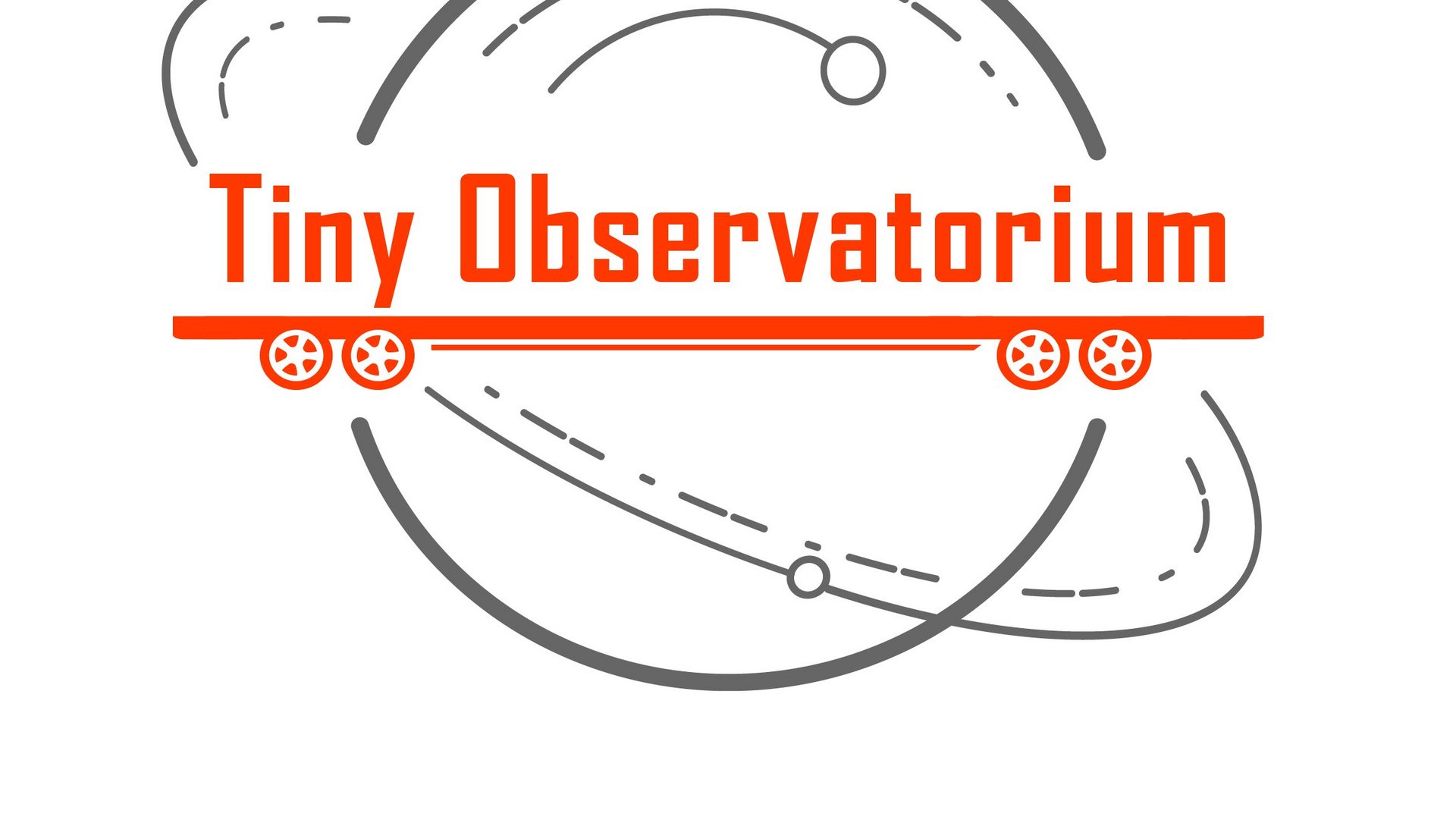 Logo Tiny Observatorium: eine einfach Grafik eines Planeten