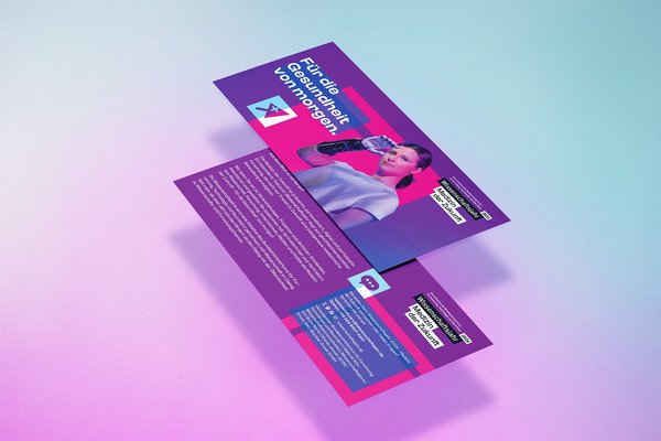 Flyer mit Informationen zum Wissenschaftsjahr 2026 – Medizin der Zukunft.