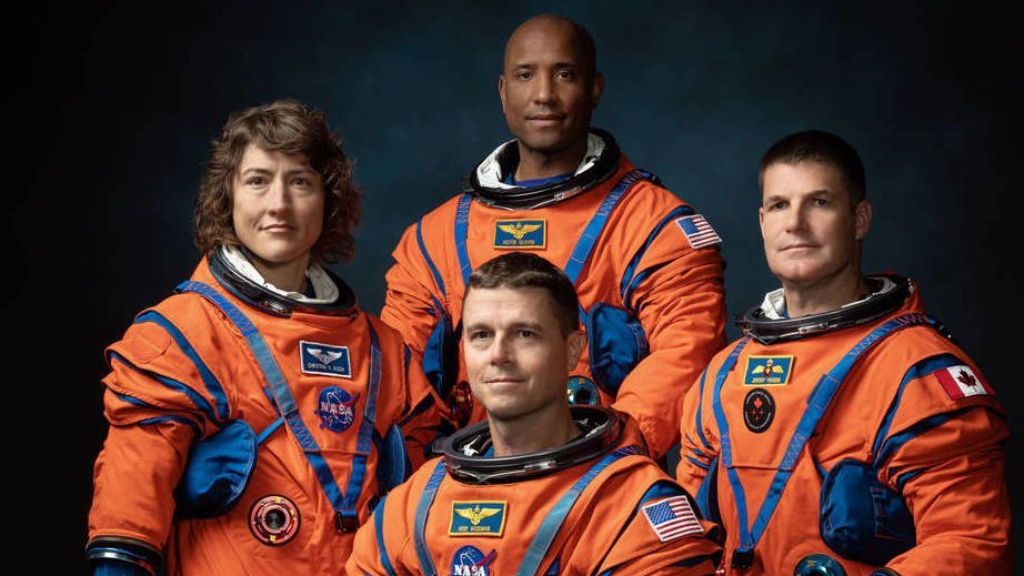 Die vier Crewmitglieder der Artemis-Mission